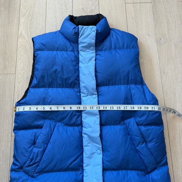 Marni x Uniqlo Oversized Lightweight Down Puffer Vest Unisex Small Blue - Picture 4 of 12